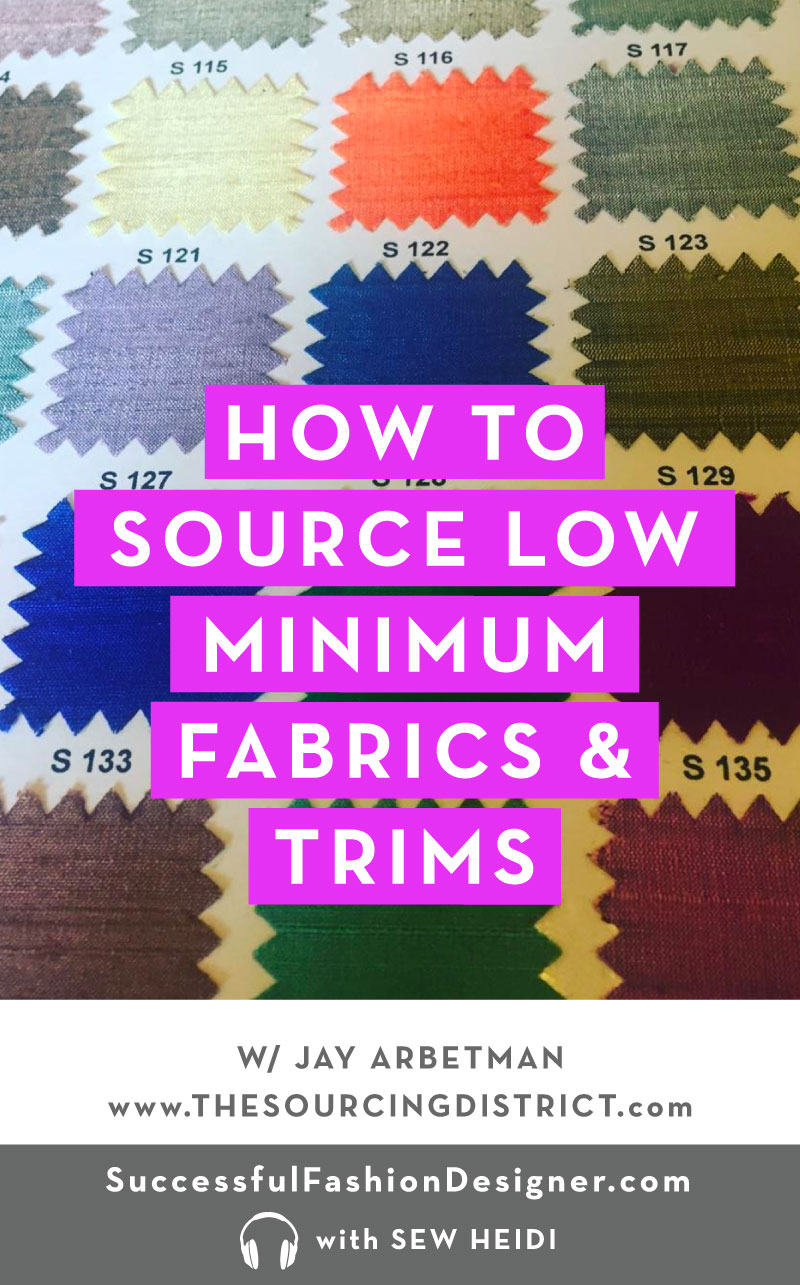 The Step by Step Guide to Fashion Fabric Sourcing (with low minimums)