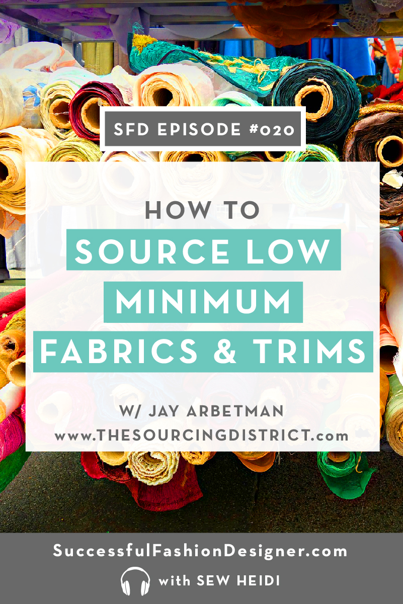 Fashion Fabric Sourcing (with low minimums)