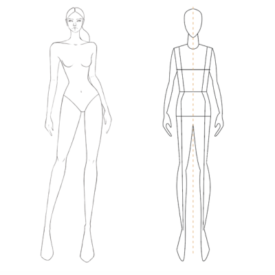 Free Fashion Croquis Templates + Drawing Tips for Designers of All Levels