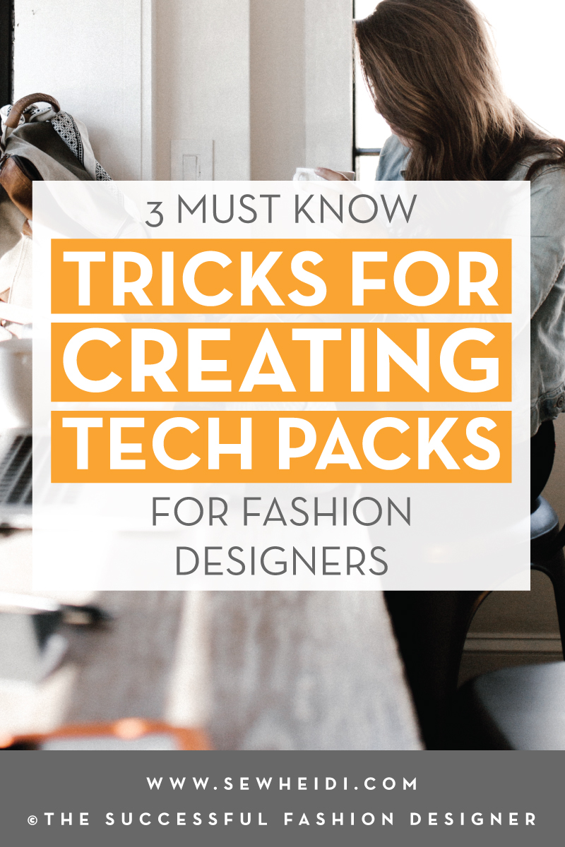 Tech Pack, Spec Sheet & Graded Spec Tricks for Fashion Designers using Adobe Illustrator & Microsoft Excel: The Successful Fashion Designer, tutorial by Sew Heidi