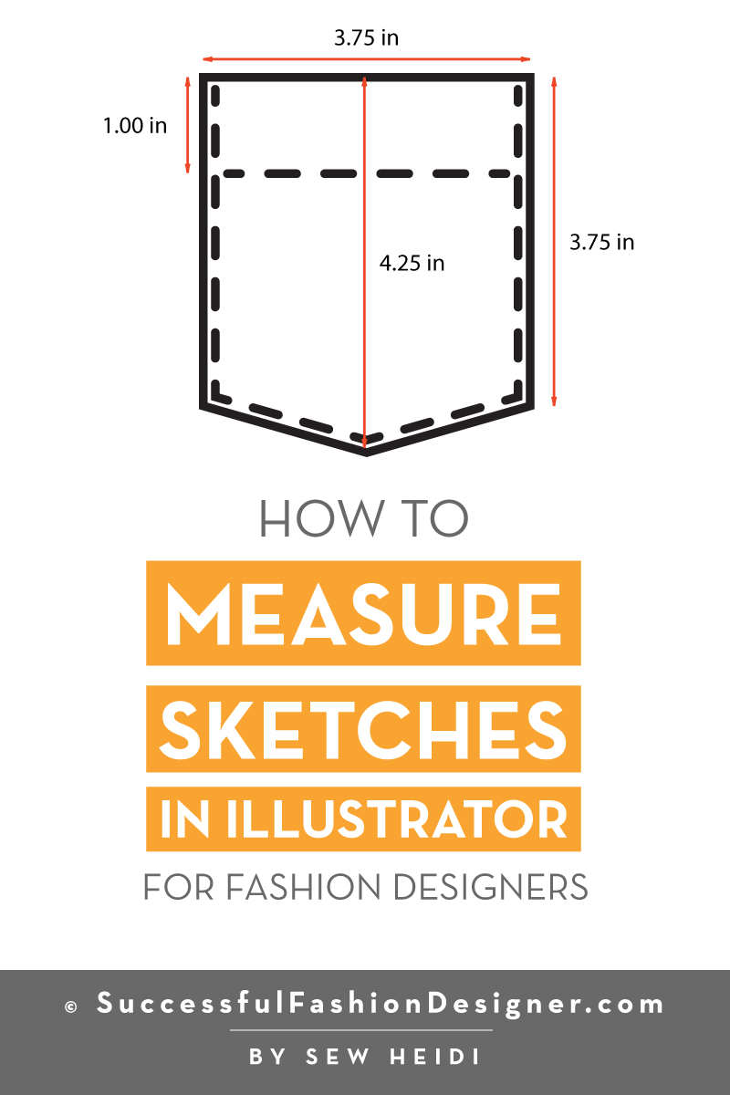 How to Spec Measurements for Fashion Designers in Illustrator with Astute Graphics