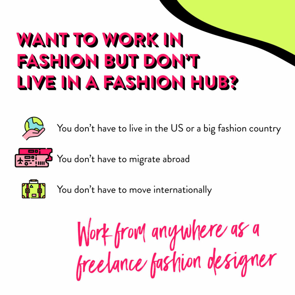 Best countries for fashion design jobs - work anywhere in the world as a freelancer