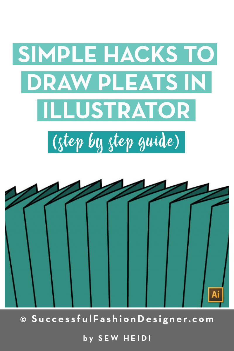 Simple Hacks to Draw Pleats in Illustrator