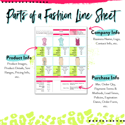 How to Create A Fashion Line Sheet (free template)