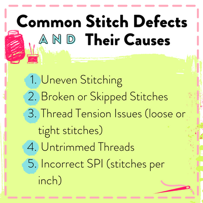 Common Stitch Defects in Garments (and how to fix them in manufacturing)