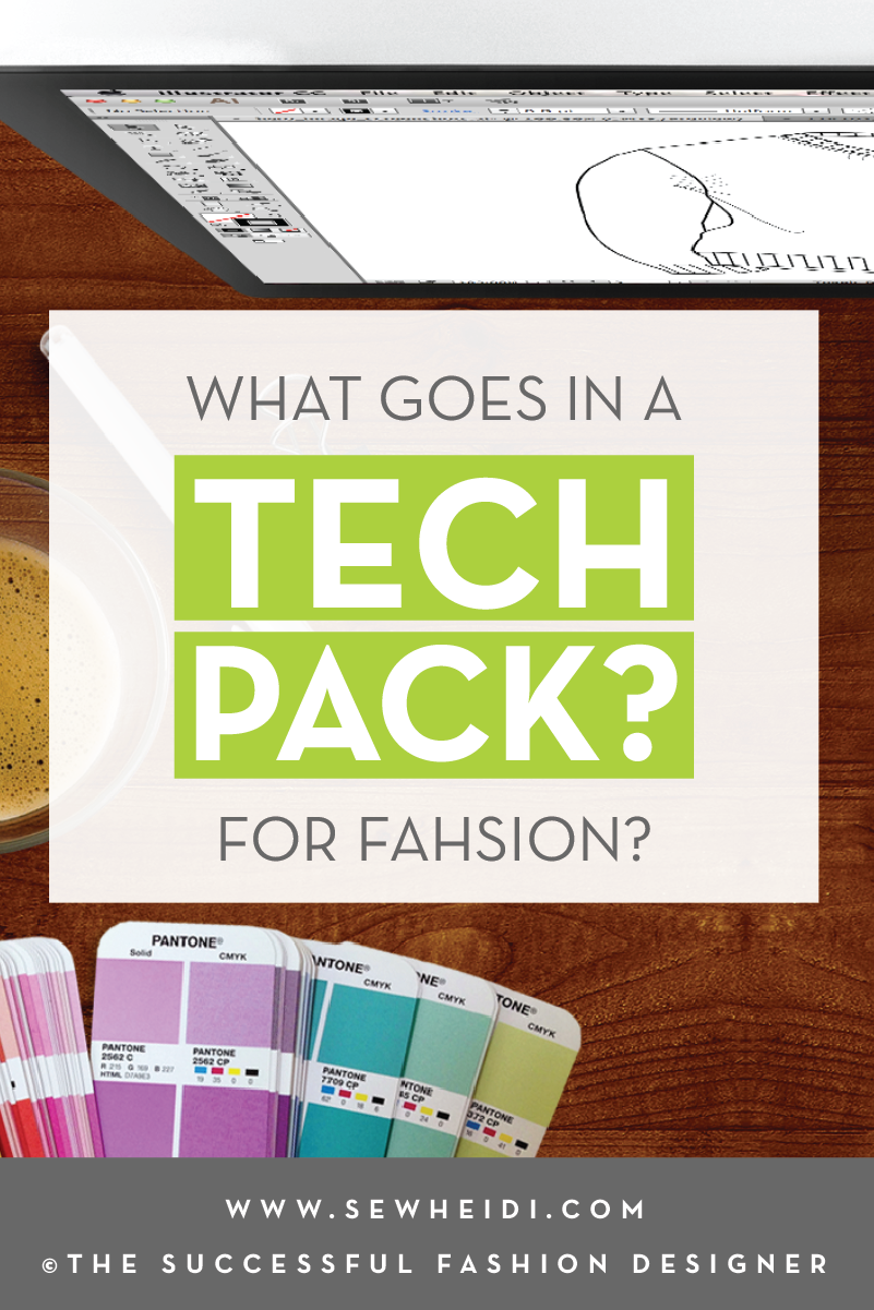 What Goes in a Tech Pack for Fashion Design: Free Tutorial & Tech Pack Template by {Sew Heidi}