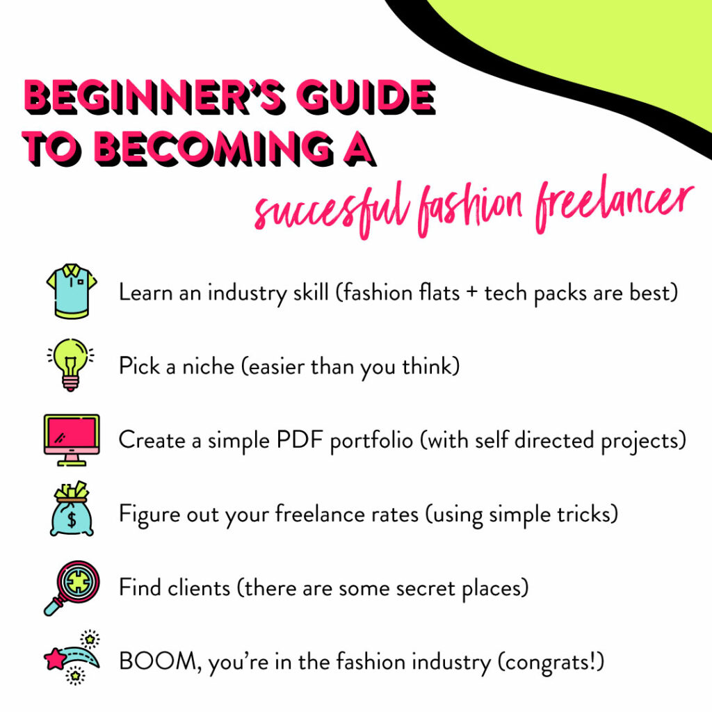 Step by Step: How to become a successful fashion freelancer if you're a total beginner