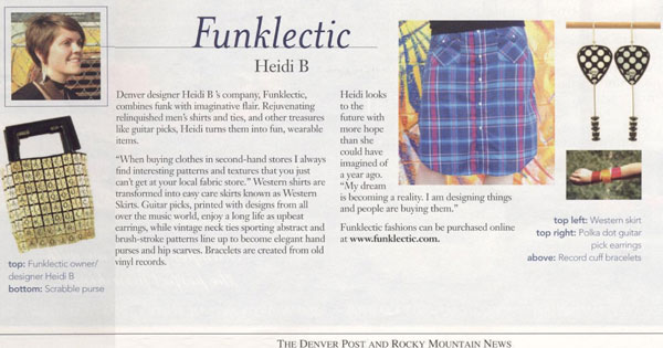Funklectic Sew Heidi in Denver Post
