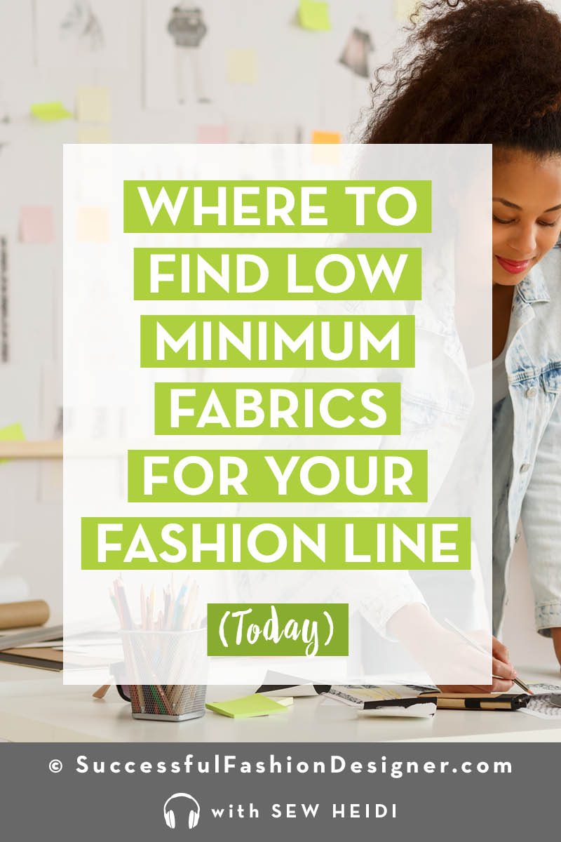 Fashion Fabric Sourcing (with low minimums)
