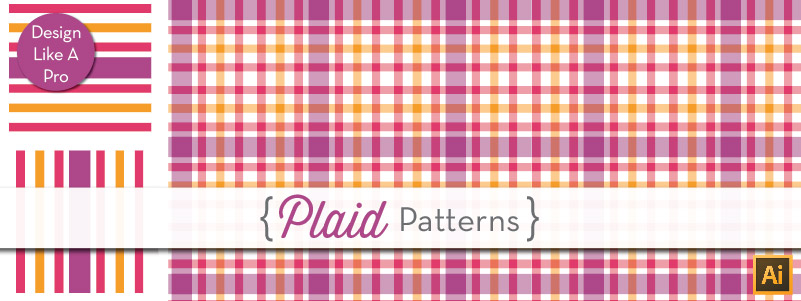 Plaid Patterns in Illustrator & Photoshop {Sew Heidi}
