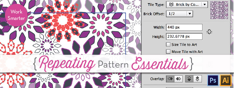 Repeating Pattern Essentials in Illustrator {Sew Heidi}