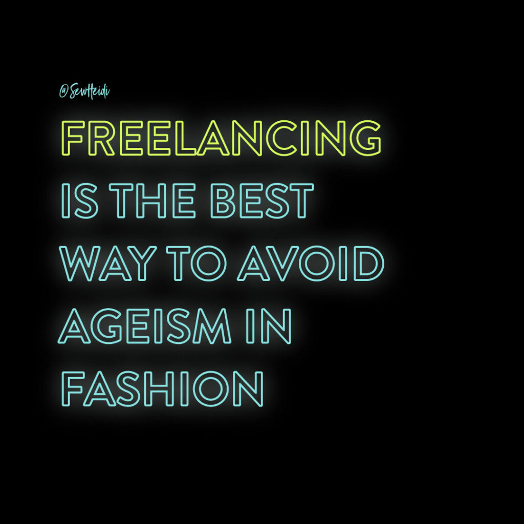 Freelancing and ageism in the fashion industry