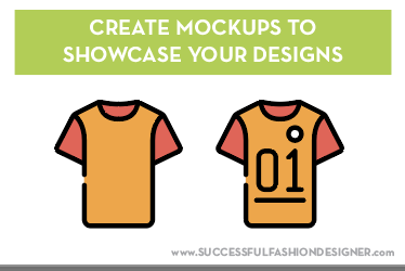 create mockups when you start a clothing line