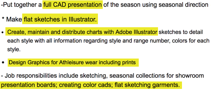 sew heidi fashion design job illustrator requirements 1