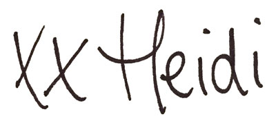 sew heidi signature