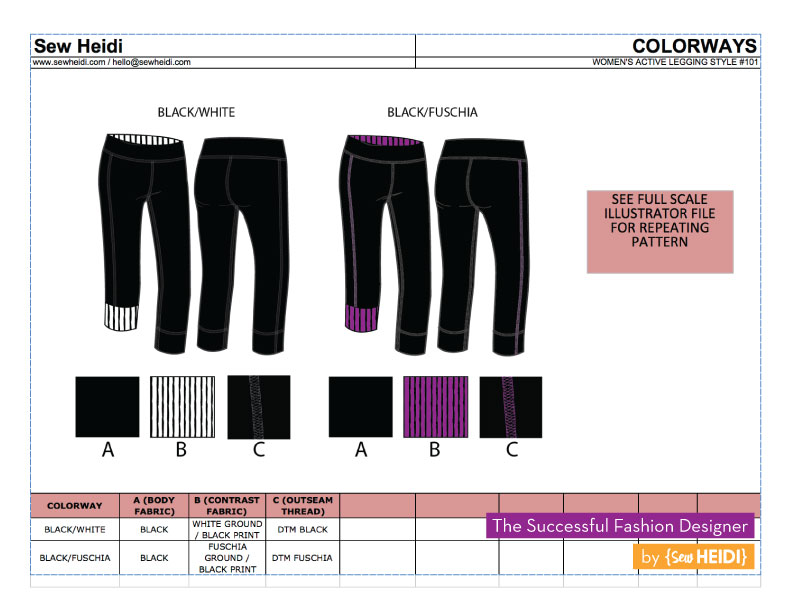 What is a fashion tech pack? The Successful Fashion Designer by Sew Heidi